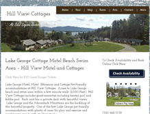 Tablet Screenshot of hillviewcottages.com